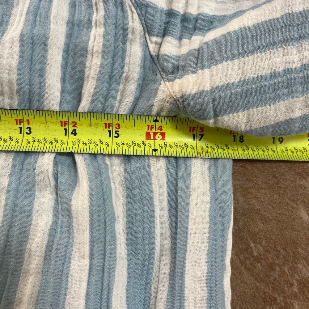 Old navy boho gauzy beach prairie cottagecore cotton balloon sleeve mini dress S - Picture 6 of 8